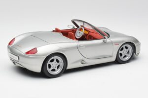 Porsche Boxster 986 Hõbedane Maisto 1:18 37800-M3 Metall - pilt 3/8