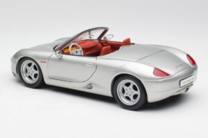 Porsche Boxster 986 Hõbedane Maisto 1:18 37800-M3 Metall - pilt 7/8