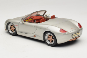 Porsche Boxster 986 Concept Hõbedane Maisto 1:18 50231 Metall - pilt 7/8