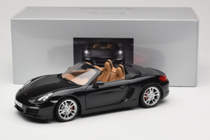 Porsche Boxster S 981 Basalt Black Minichamps 1:18 WAP0210160C Metall - pilt 8/8