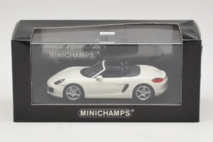 Porsche Boxster 981 Valge Minichamps 1:43 WAP0202000D-R1 Metall - pilt 4/4