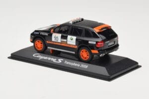 Porsche Cayenne 955 S Transsyberia #10 Must Oranž 2008 Minichamps 1:43 WAP02001819 Metall - pilt 3/4