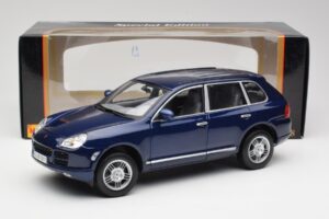 Porsche Cayenne S 9PA Dark Sea Sinine Metallik Maisto 1:18 31635 Metall - pilt 8/8