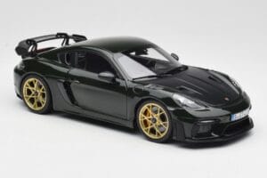 Porsche Cayman GT4 RS 982 Weissach Package Brewster Green Norev 1:18 187250 Metall - pilt 6/8
