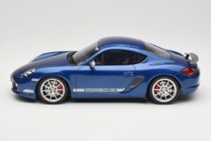 Porsche Cayman R 987.2 Aqua Blue Metallic GT Spirit 1:18 GT901 Vaik - pilt 3/6