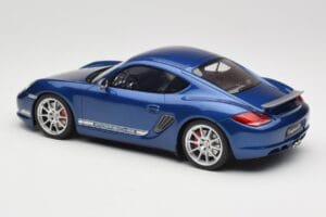 Porsche Cayman R 987.2 Aqua Blue Metallic GT Spirit 1:18 GT901 Vaik - pilt 5/6