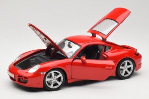 Porsche Cayman S 987.2 Punane Maisto 1:18 31122 Metall - pilt 2/8