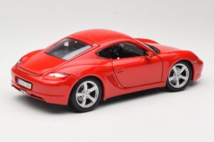 Porsche Cayman S 987.2 Punane Maisto 1:18 31122 Metall - pilt 3/8