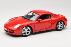 Porsche Cayman S 987.2 Punane Maisto 1:18 31122 Metall