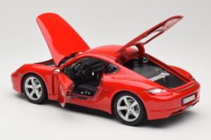 Porsche Cayman S 987.2 Punane Maisto 1:18 31122 Metall - pilt 5/8