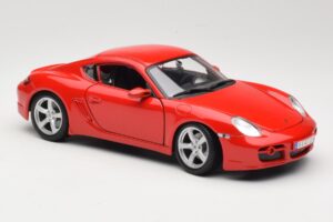 Porsche Cayman S 987.2 Punane Maisto 1:18 31122 Metall - pilt 6/8