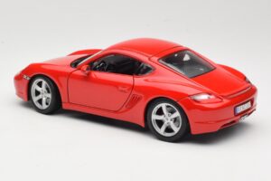 Porsche Cayman S 987.2 Punane Maisto 1:18 31122 Metall - pilt 7/8