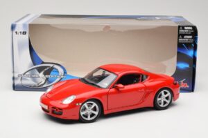 Porsche Cayman S 987.2 Punane Maisto 1:18 31122 Metall - pilt 8/8