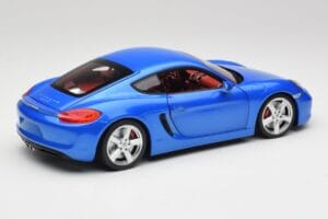 Porsche Cayman 981 S Aqua Sinine Metallik Minichamps 1:18 110062221 Metall - pilt 3/8