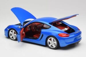 Porsche Cayman 981 S Aqua Sinine Metallik Minichamps 1:18 110062221 Metall - pilt 5/8