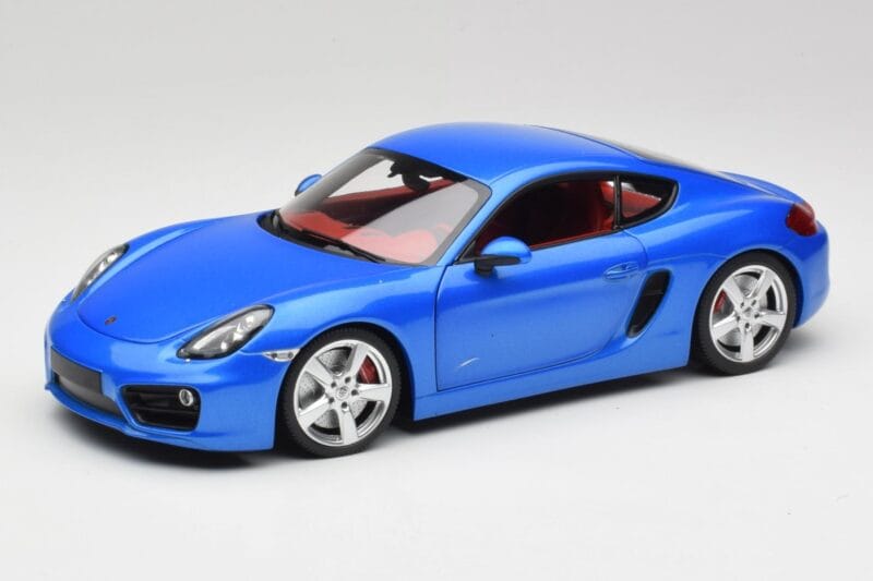 Porsche Cayman 981 S Aqua Sinine Metallik Minichamps 1:18 110062221 Metall