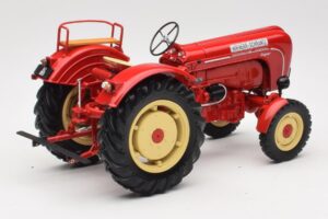 Porsche-Diesel Super Traktor Hofherr Schrantz Punane Minichamps 1:18 109183071 Metall - pilt 3/8