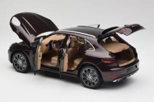 Porsche Macan 95B Turbo Mahagon Metallik Minichamps 1:18 110062500 Metall - pilt 5/8