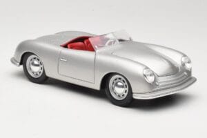 Porsche No. 1 Typ 356 Roadster Hõbedane Maisto 1:18 50324 Metall - pilt 6/8