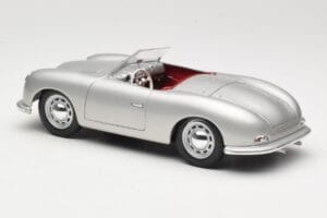 Porsche No. 1 Typ 356 Roadster Hõbedane Maisto 1:18 50324 Metall - pilt 7/8
