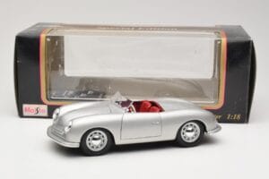 Porsche No. 1 Typ 356 Roadster Hõbedane Maisto 1:18 50324 Metall - pilt 8/8