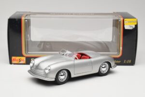 Porsche No. 1 356 Roadster Fish Hõbe Maisto 1:18 31853 Metall - pilt 8/8