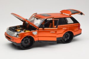 Range Rover Sport L320 Oranž Maisto 1:18 31081 Metall - pilt 2/8
