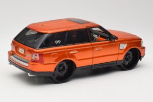 Range Rover Sport L320 Oranž Maisto 1:18 31081 Metall - pilt 3/8