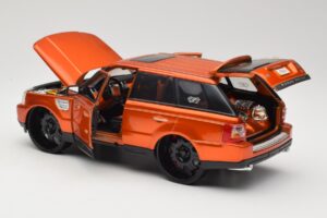 Range Rover Sport L320 Oranž Maisto 1:18 31081 Metall - pilt 5/8