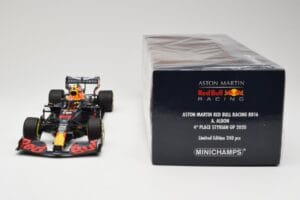 Red Bull Racing RB16 #23 A. Albon 4th Place Styrian GP 2020 Minichamps 1:18 110200223 Metall - pilt 6/6