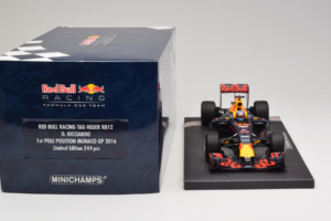 Red Bull RB12 Tag Heuer #3 D. Ricciardo Red Bull Racing 1st Pole Monaco Grand Prix 2016 Minichamps 1:18 117160103 Vaik - pilt 6/7