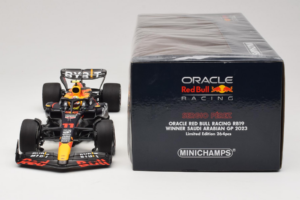 Red Bull RB19 #11 S. Perez Oracle Red Bull Racing Saudi Arabian Grand Prix Winner 2023 Minichamps 1:18 110230111 Vaik - pilt 6/6