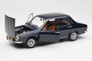 Renault 12 TS Tumesinine Norev 1:18 185214 Metall - pilt 2/8