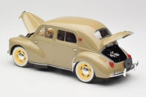 Renault 4CV Berline Gris Ardoise Solido 1:18 8059 Metall - pilt 5/8