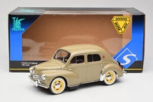 Renault 4CV Berline Gris Ardoise Solido 1:18 8059 Metall - pilt 8/8