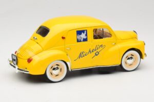Renault 4CV Michelin Yellow Solido 1:18 82002 Metall - pilt 2/6