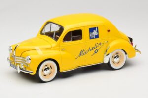 Renault 4CV Michelin Yellow Solido 1:18 82002 Metall