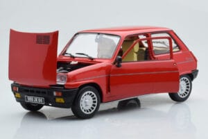 Renault 5 Alpine Turbo Punane Norev 1:18 185243 Metall - pilt 2/8