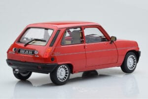 Renault 5 Alpine Turbo Punane Norev 1:18 185243 Metall - pilt 4/8