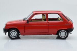 Renault 5 Alpine Turbo Punane Norev 1:18 185243 Metall - pilt 5/8