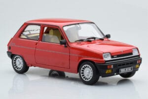 Renault 5 Alpine Turbo Punane Norev 1:18 185243 Metall - pilt 6/8