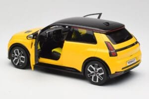Renault 5 E-Tech Pop Kollane & Must Norev 1:18 185500 Metall - pilt 5/8