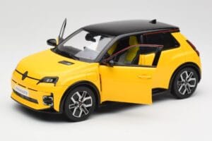 Renault 5 E-Tech Pop Kollane & Must Norev 1:18 185500 Metall - pilt 7/8