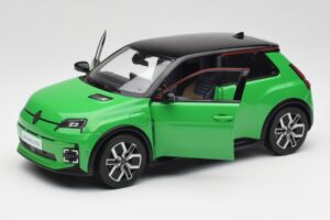 Renault 5 E-Tech Electric Pop Roheline & Must Norev 1:18 185502 Metall - pilt 2/8