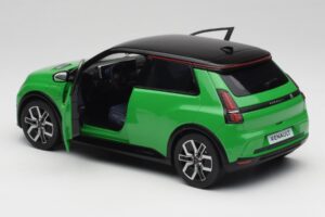 Renault 5 E-Tech Electric Pop Roheline & Must Norev 1:18 185502 Metall - pilt 5/8