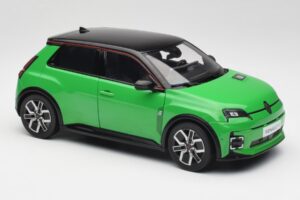 Renault 5 E-Tech Electric Pop Roheline & Must Norev 1:18 185502 Metall - pilt 6/8