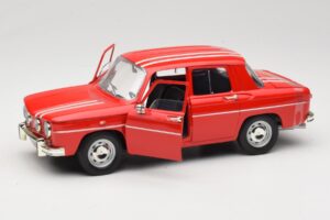 Renault 8 Gordini Punane Solido 1:18 9018-M1 Metall - pilt 2/8