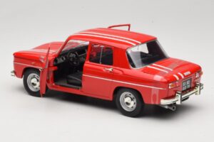 Renault 8 Gordini Punane Solido 1:18 9018-M1 Metall - pilt 5/8