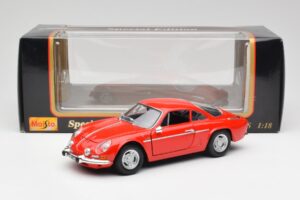 Alpine A110 1600S Punane Maisto 1:18 50322 Metall - pilt 8/8