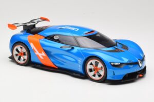 Alpine A110-50 Sinine & Oranž Norev 1:18 185147 Metall - pilt 4/6